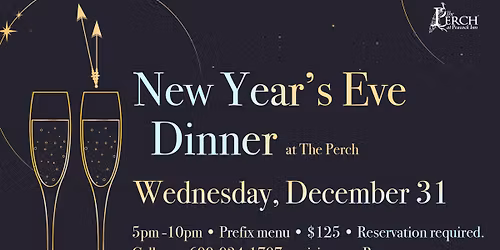 New Year's Eve at The Perch at The Peacock Inn