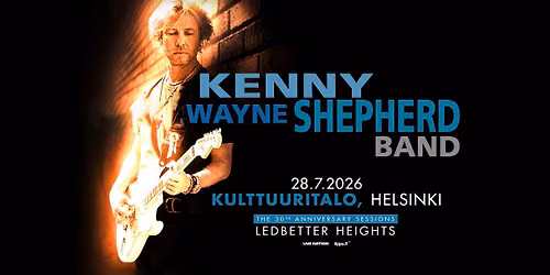Kenny Wayne Shepherd (US), Kulttuuritalo, Helsinki 28.7.2026
