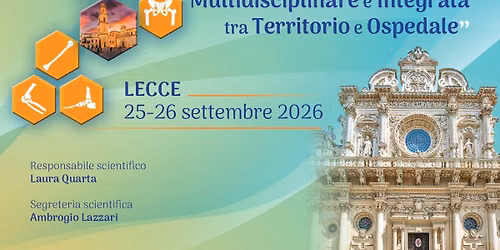 Lecce Racconta "Verso una Reumatologia Multidisciplinare e  Integrata tra Ospedale e Territorio"