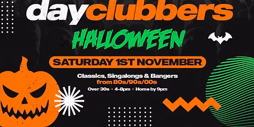 Doncaster - DayClubbers: The Halloween Day Party!