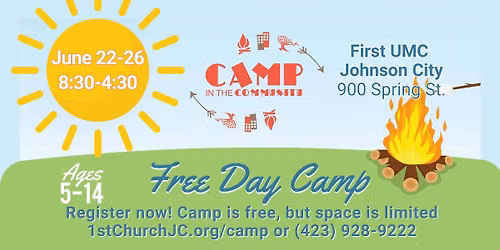Camp in the Community @1st Church 