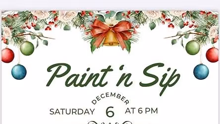 Christmas Sip & Paint