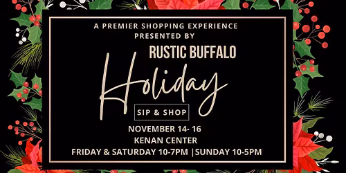 Vintage Soul Designs - Rustic Buffalo Sip and Shop 