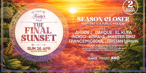 Sunset Sundays Season Closer! - Katys Palace Bar