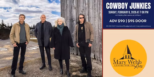 AN EVENING WITH COWBOY JUNKIES - Celebrating 40 years!