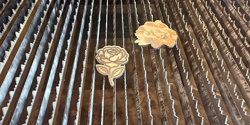 Design Seminar: Laser Engraved Flower Magnets