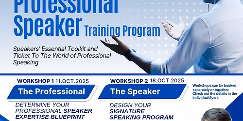 The Professional Speaker Training Program