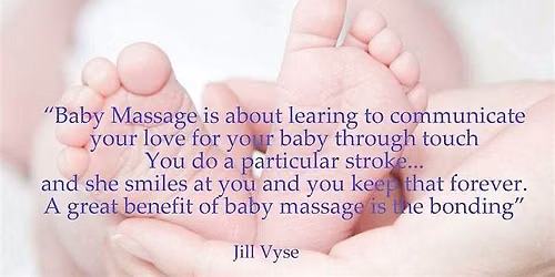 Infant Massage Afternoon Class