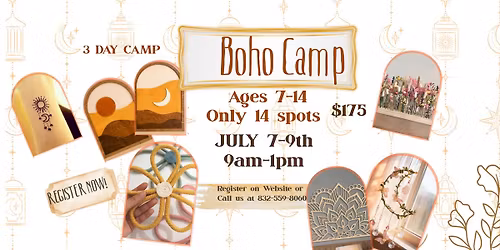 Summertime Camp-* BOHO CAMP!
