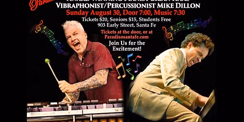 Award Winning Pianist Brian Haas, Vibraphonist\/Percussionist Mike Dillon