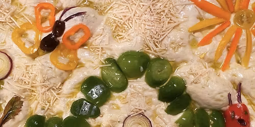 Focaccia Decorating - Hungry Caterpillar