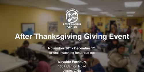 After Thanksgiving Giving Event