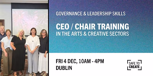 CEO\/Chair Training \u2013 Strengthening Governance & Management