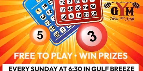 Bingo Night at The Country Gym in Gulf Breeze