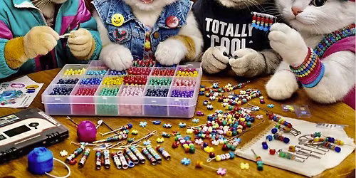 Crafting with Cats! 4\/12\/26- 80's Friendship Pins