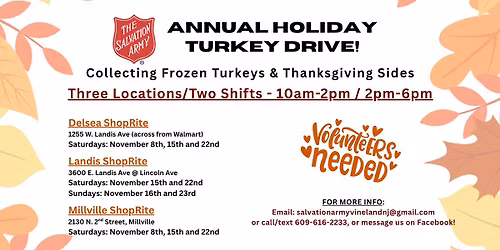 2025 Holiday Turkey Drive