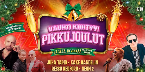 Hyvink\u00e4\u00e4n Vauhti Kiihtyy! Pikkujoulut la 12.12.2026