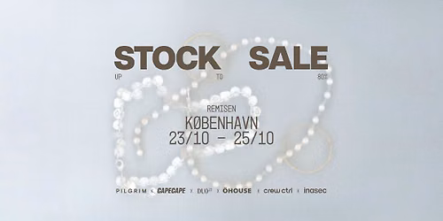 PILGRIM x RLVNZ STOCK SALE \/\/ K\u00d8BENHAVN