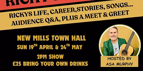 An Afternoon with Ricky Tomlinson & Asa Murphy | New Mills Town Hall