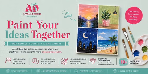 Four of a Canvas: Paint Your Idea Together