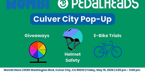 Wombi & Pedal Heads Kids Bike Camp Pop-Up