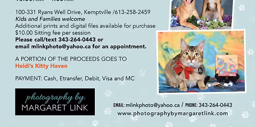 Summer Pet Portraits Kemptville Pet Valu Sunday June 14 call\/text 343 264 0443 to book