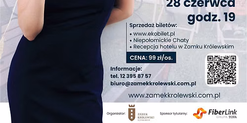 Koncert plenerowy Anny Marii Jopek | 28.06.2026 r. | Niepo\u0142omice - Chaty pod Zamkiem Kr\u00f3lewskim