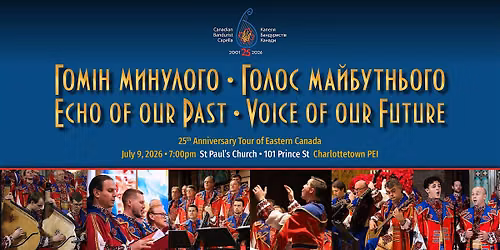 Echo of our Past - Voice of our Future  \u2022 Charlottetown
