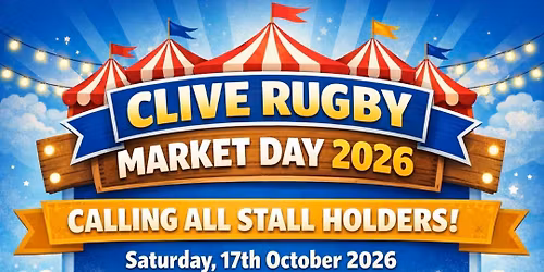 Clive Rugby Market Day 2026