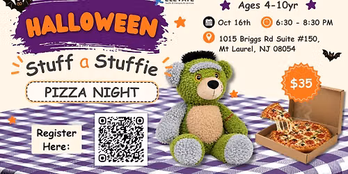 Halloween Stuff a Stuffie Pizza Party