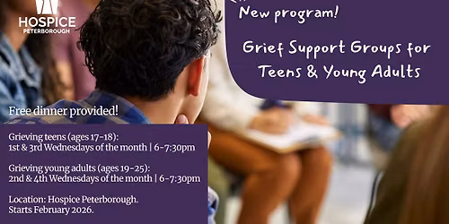 Grief Support Group for Teens & Young Adults