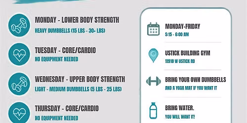 FREE morning work out class for all women!