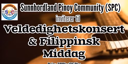 Veldedighetskonsert & Filippinsk Middag