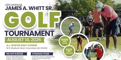 4th Annual James A. Whitt Sr. Golf Tournament