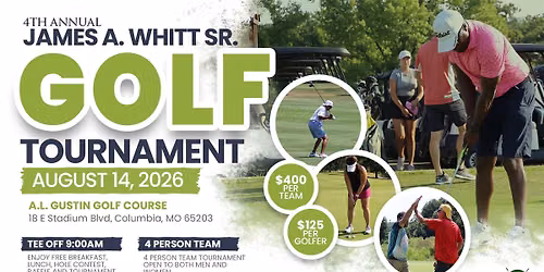 4th Annual James A. Whitt Sr. Golf Tournament