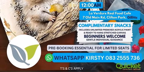 Passion Paint and Snack - Hedgehog