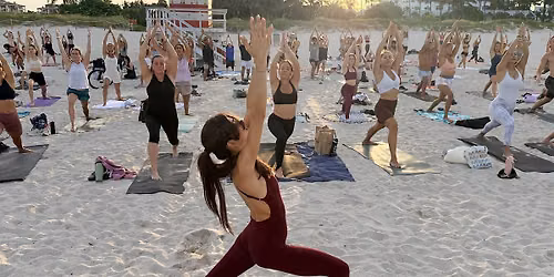 Full Moon Beach Yoga Flow \u00b7 Miami Beach