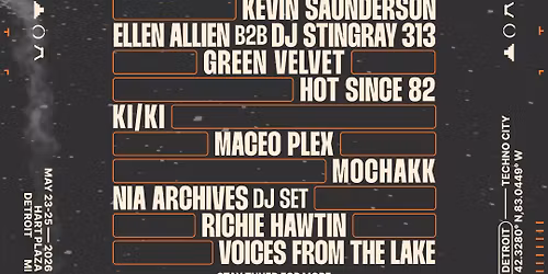 2026 Movement Music Festival - Saturday at Hart Plaza