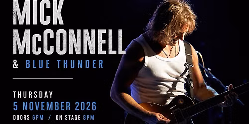MICK McCONNELL & BLUE THUNDER \u2014 LIVE AT THIRTEEN