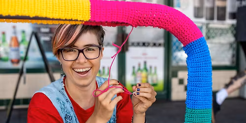 Help us decorate K rd's bike parking for Pride Month