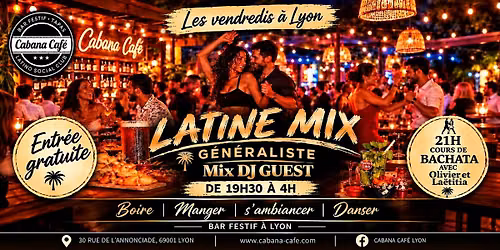 D\u00e9gustation Tapas | Soir\u00e9e Latine Mix & G\u00e9n\u00e9raliste