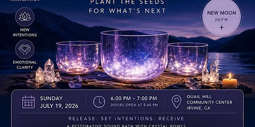 New Moon Renewal: Indoor Sound Bath