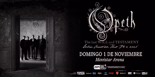 Opeth - The Last Will and Testament Tour