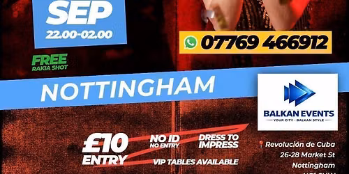 BALKAN Party NOTTINGHAM - Back to reality