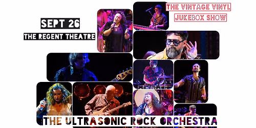 Ultrasonic Rock Orchestra - The Vintage Vinyl Jukebox Show at Regent Theatre- Arlington MA