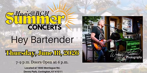 Music@BCM: Hey Bartender