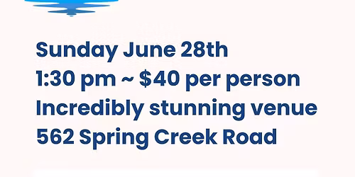 Spring Creek Gavel Farm Glass Class June 28