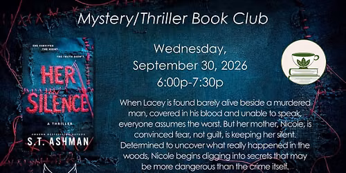 Mystery\/Thriller Book Club: September