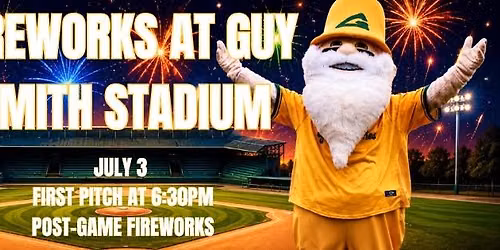 Fireworks at Guy Smith Stadium