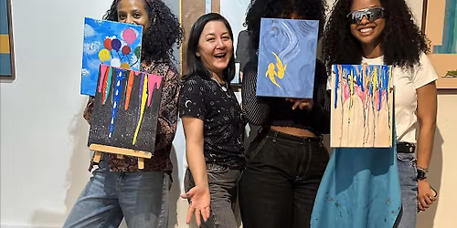 Paint and Sip. Things to do in Los Angeles. Painting time. Date night. Fun.